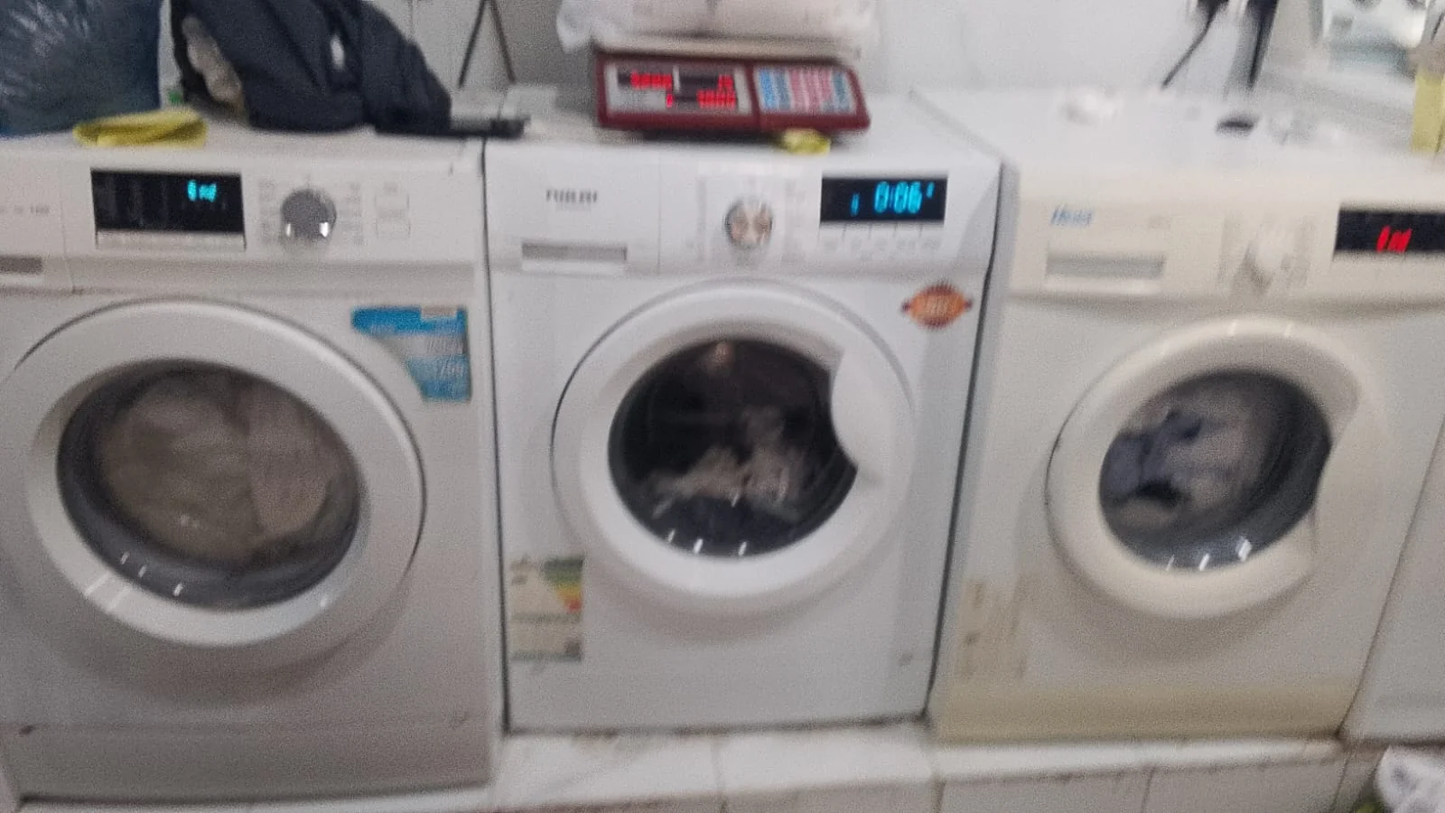 Washing equipment in the shop